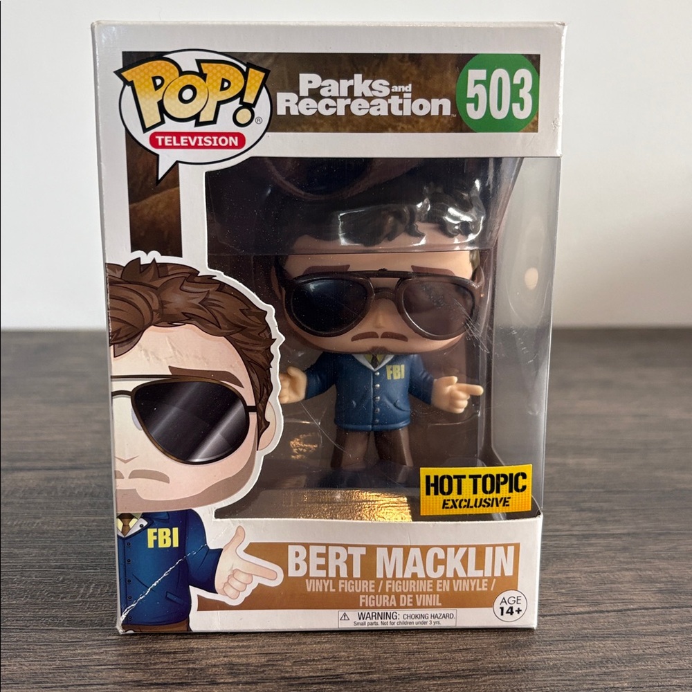 Parks and Recreation Bert Macklin Funko